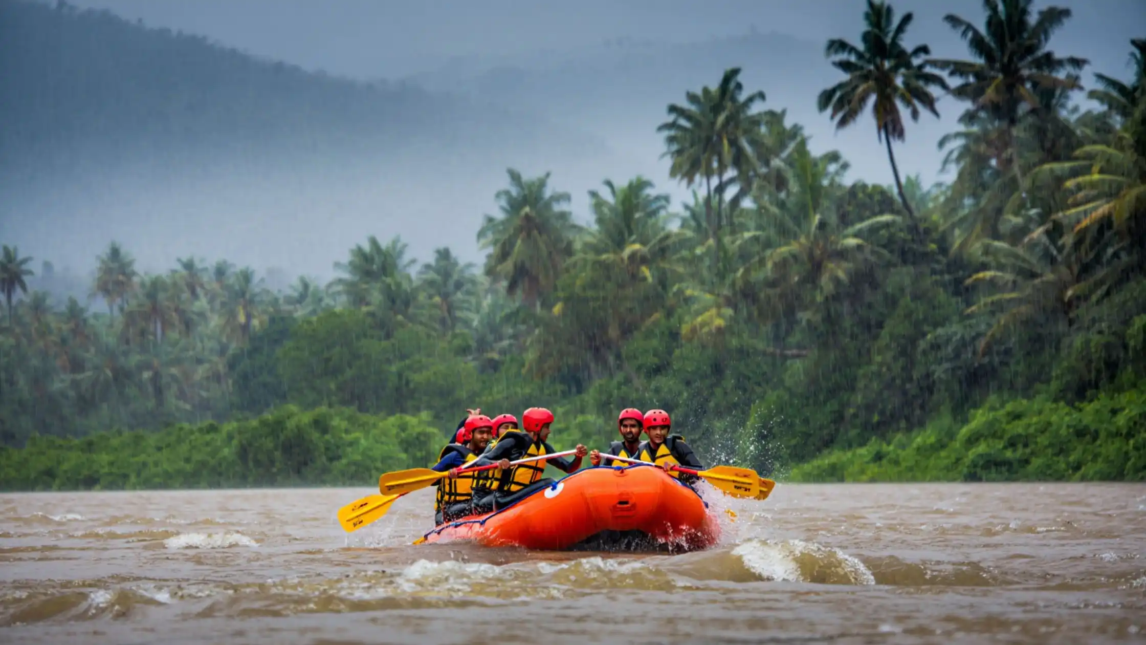 Best Time for White Water Rafting in Kerala