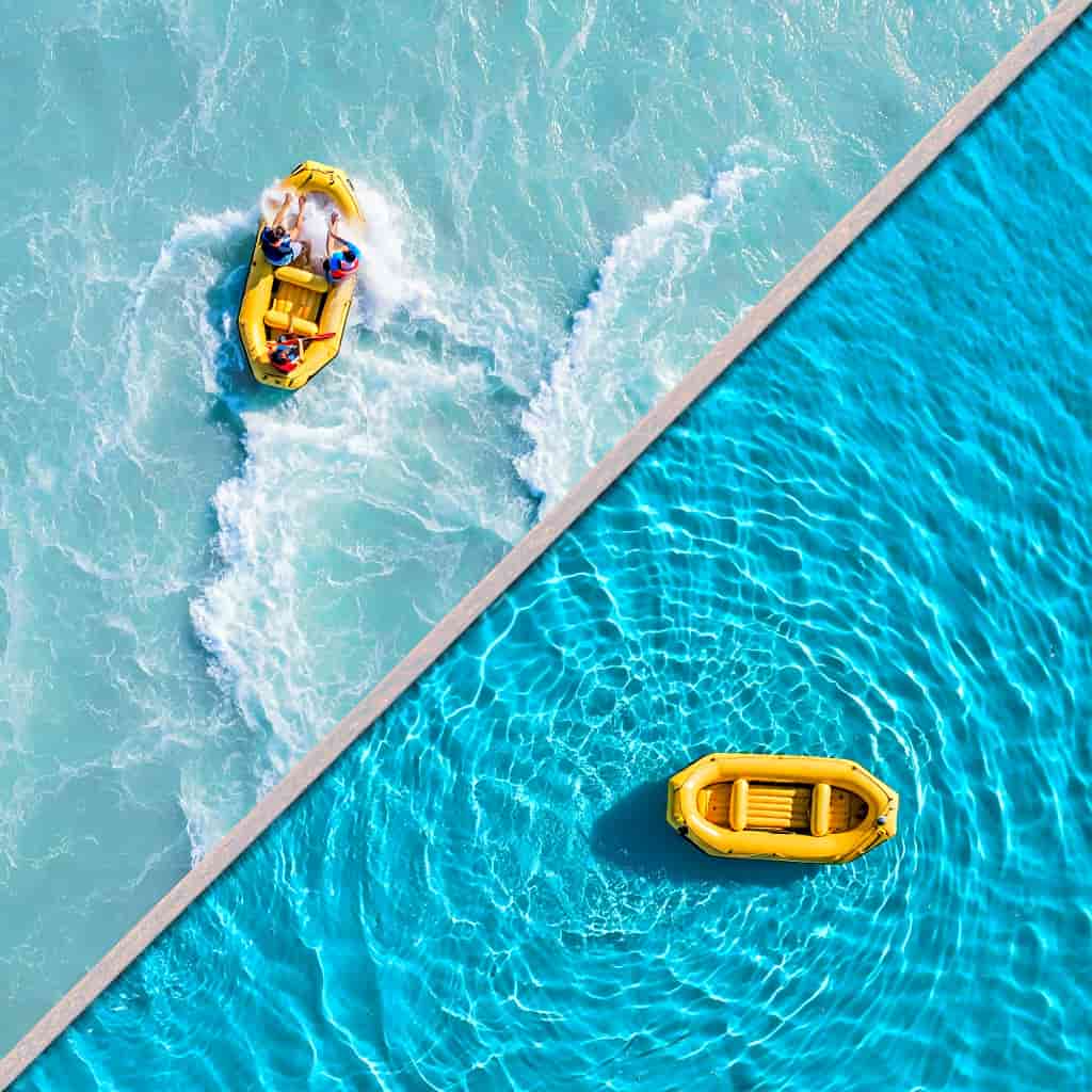 White water rafting vs Traditional rafting