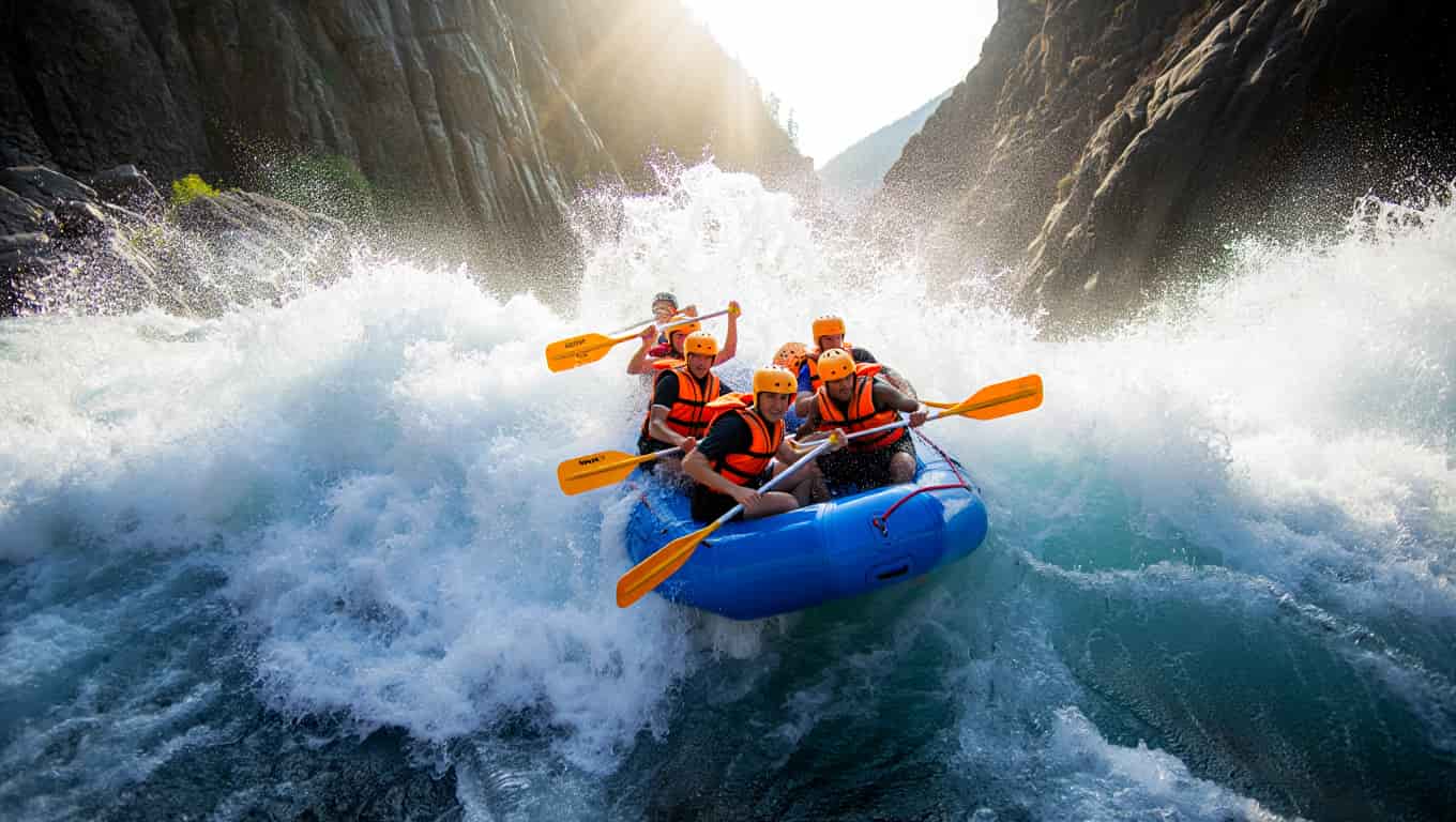 White water rafting